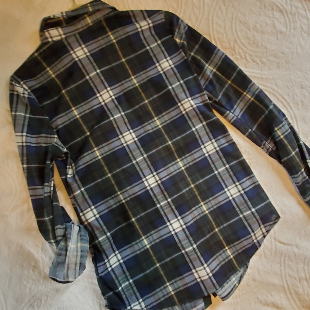 Passport Button Up Plaid Shirt - Picture 2 of 4